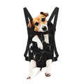 Black White Scratch Marble Print Pet Carrier Backpack