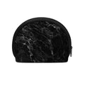 Black White Smoke Marble Print Coin Purse