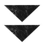 Black White Smoke Marble Print Dog Bandana