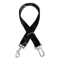 Black White Smoke Marble Print Dog Seat Belt