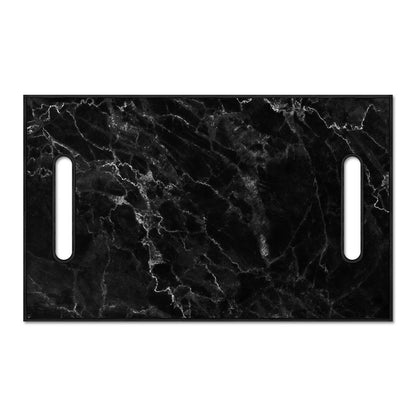 Black White Smoke Marble Print Golf Cart Seat Cover