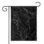 Black White Smoke Marble Print House Flag
