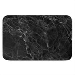 Black White Smoke Marble Print Indoor Door Mat