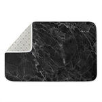Black White Smoke Marble Print Indoor Door Mat