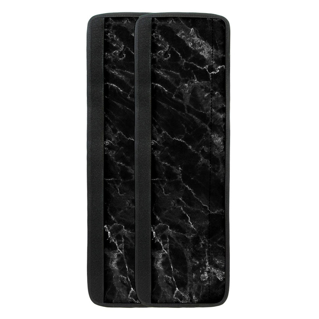 Black White Smoke Marble Print Refrigerator Handle Covers