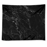 Black White Smoke Marble Print Tapestry
