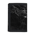 Black White Smoke Marble Print Trifold Wallet