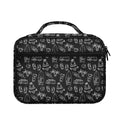 Black White Surfing Pattern Print Briefcase Bible Bag