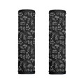 Black White Surfing Pattern Print Handle Covers