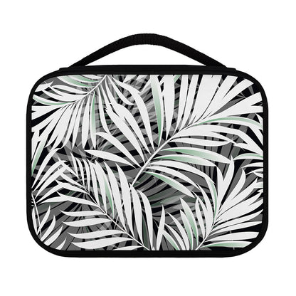 Black White Tropical Leaf Pattern Print Classic Bible Case