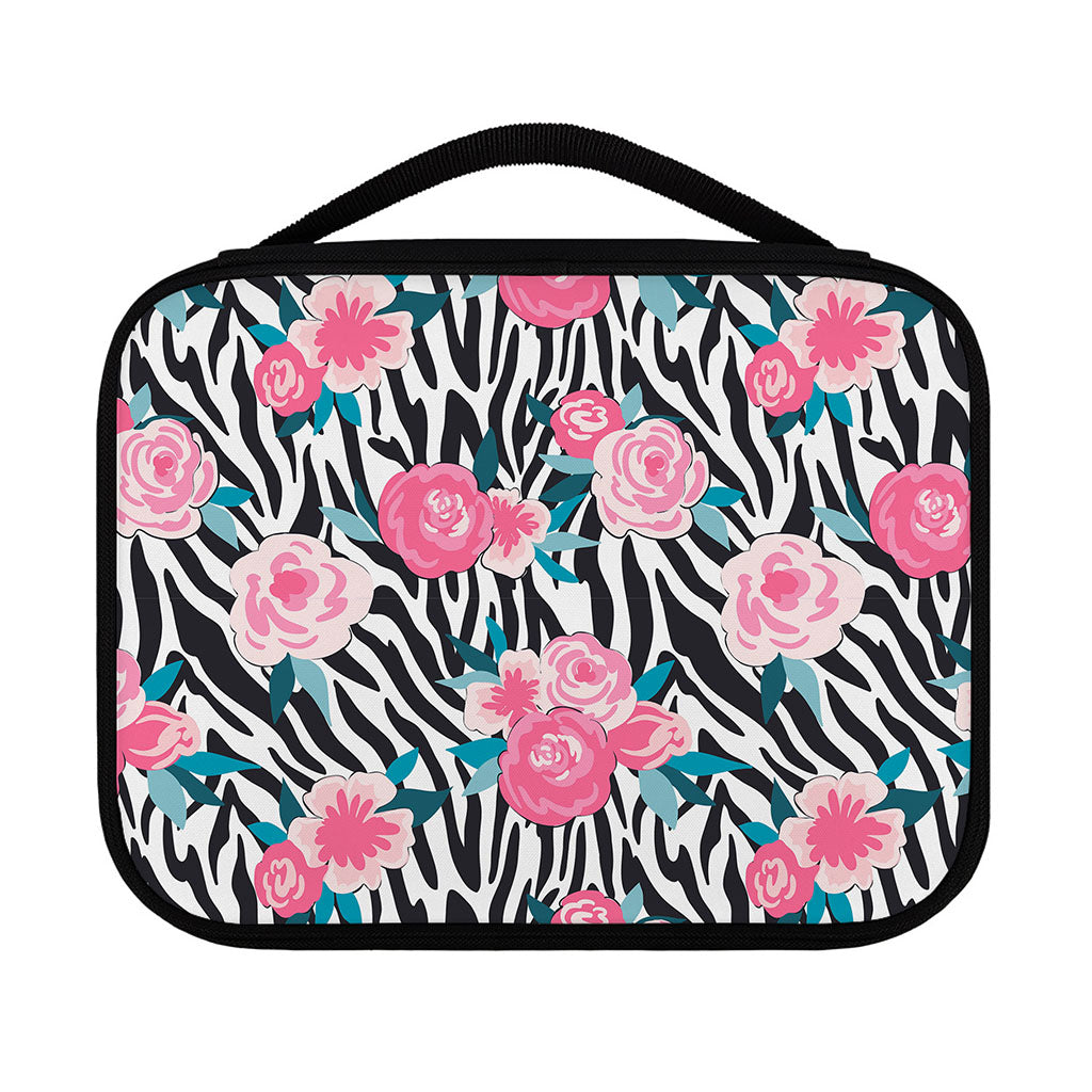 Black White Zebra Floral Pattern Print Classic Bible Case