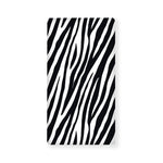 Black White Zebra Pattern Print Baby Crib Sheet