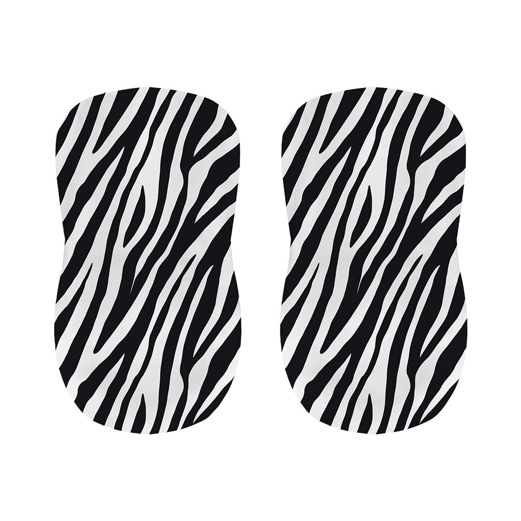 Black White Zebra Pattern Print Bar Stool Covers