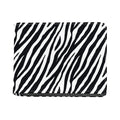 Black White Zebra Pattern Print Bifold Wallet