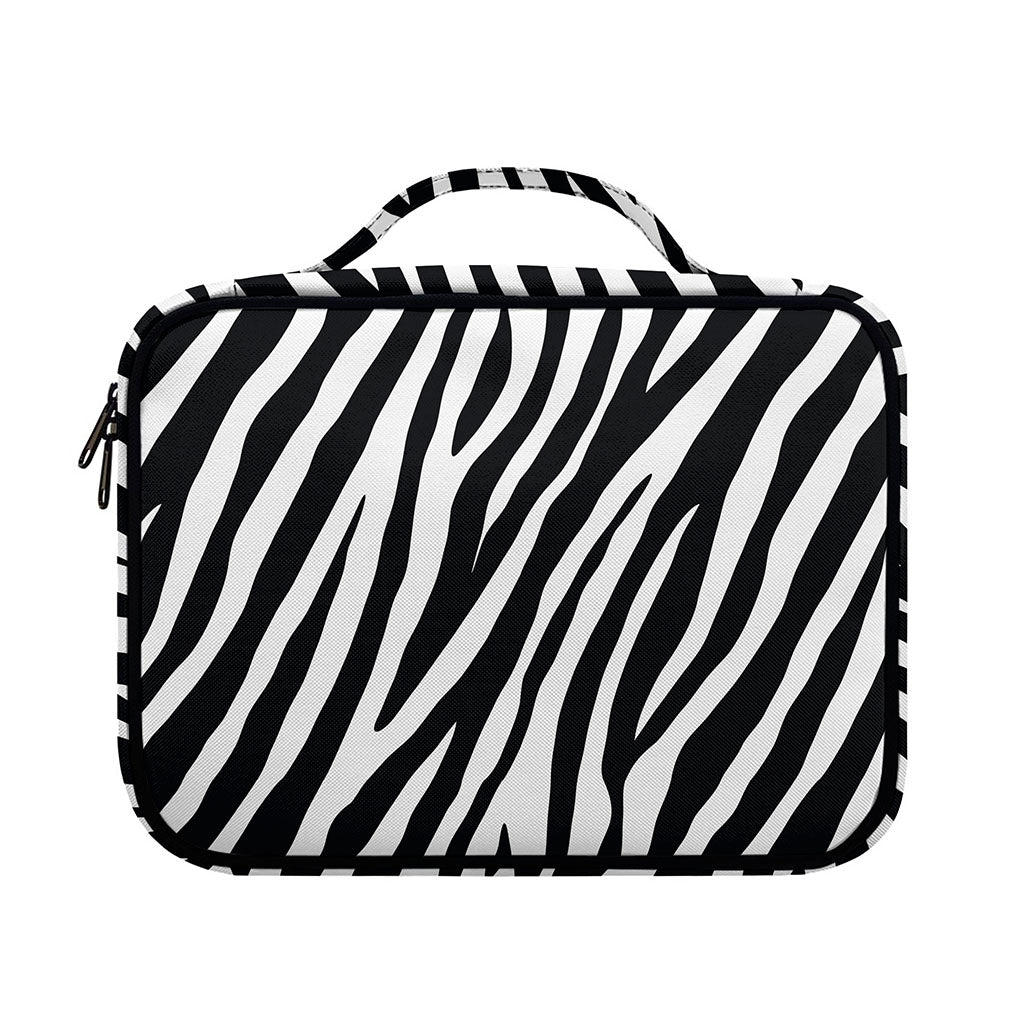 Black White Zebra Pattern Print Briefcase Bible Bag