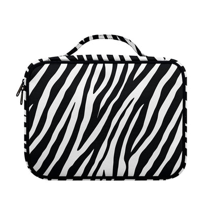 Black White Zebra Pattern Print Briefcase Bible Bag