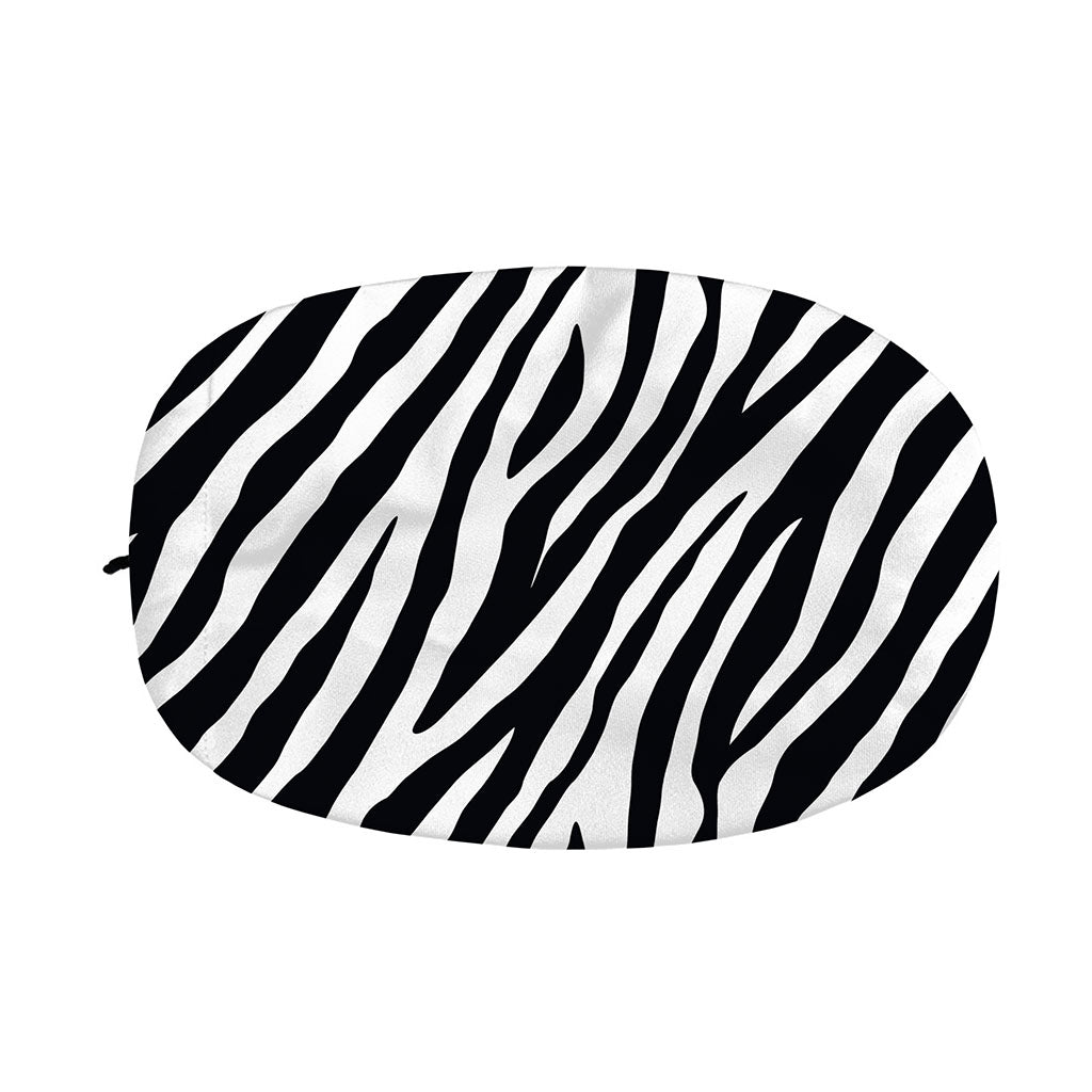 Black White Zebra Pattern Print Car Side Mirror Covers