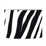 Black White Zebra Pattern Print Drum Lamp Shade