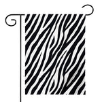 Black White Zebra Pattern Print House Flag