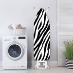 Black White Zebra Pattern Print Ironing Board Cover