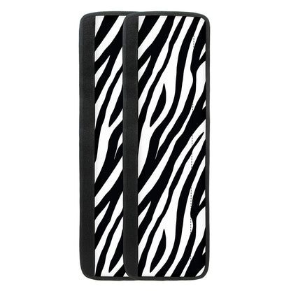 Black White Zebra Pattern Print Refrigerator Handle Covers