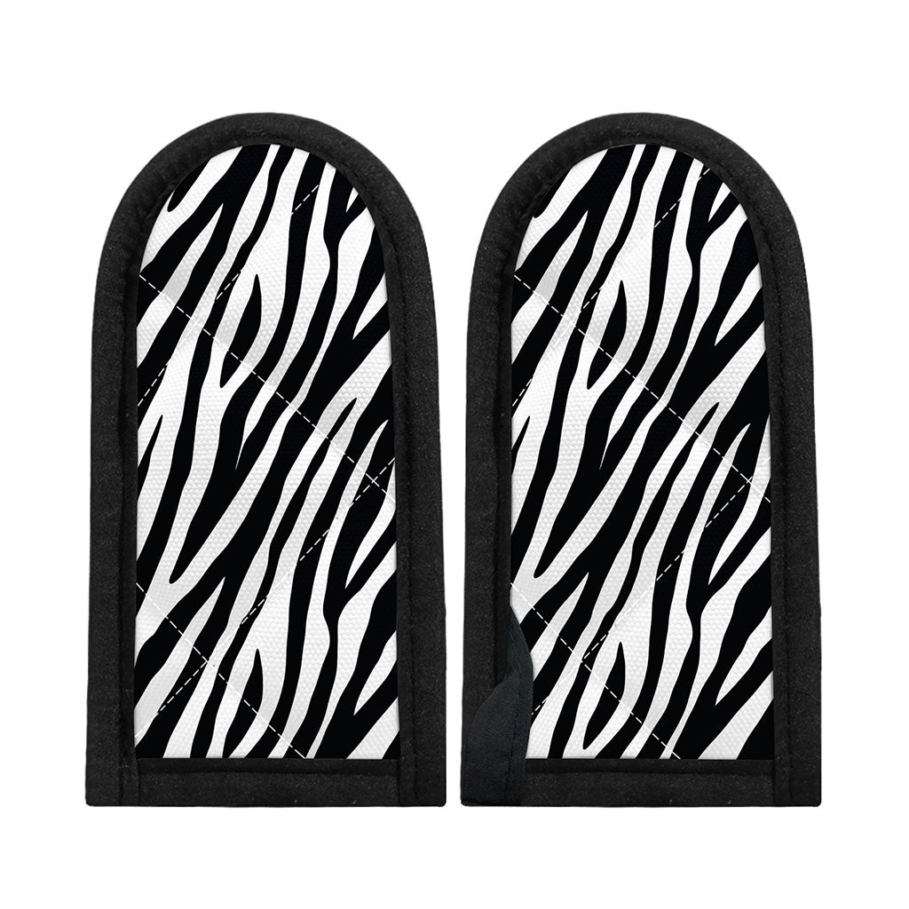 Black White Zebra Pattern Print Skillet Handle Cover