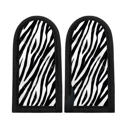 Black White Zebra Pattern Print Skillet Handle Cover