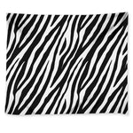 Black White Zebra Pattern Print Tapestry