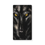 Black Wolf Portrait Print Baby Crib Sheet