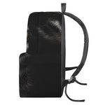 Black Wolf Portrait Print Backpack