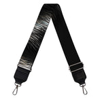 Black Wolf Portrait Print Bag Strap