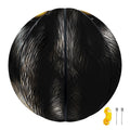Black Wolf Portrait Print Basketball