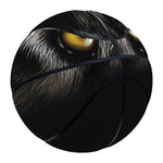 Black Wolf Portrait Print Basketball