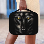 Black Wolf Portrait Print Classic Bible Case
