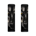 Black Wolf Portrait Print Handle Covers