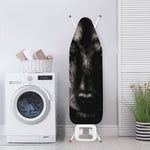 Black Wolf Portrait Print Ironing Board Cover