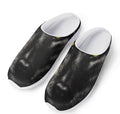 Black Wolf Portrait Print Mesh Casual Shoes