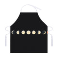 Blood Moon Lunar Phase Print Adjustable Apron