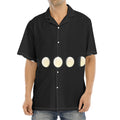 Blood Moon Lunar Phase Print Aloha Shirt