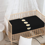 Blood Moon Lunar Phase Print Baby Crib Sheet
