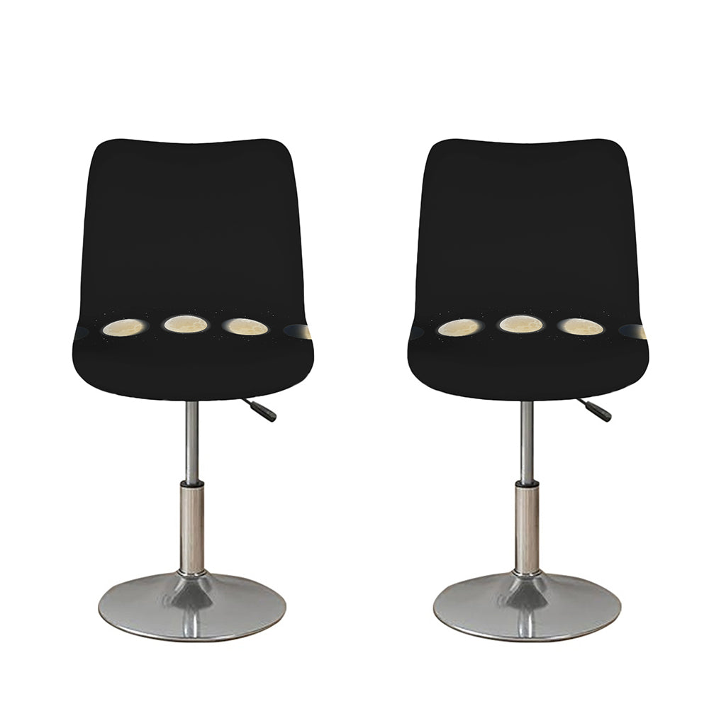 Blood Moon Lunar Phase Print Bar Stool Covers