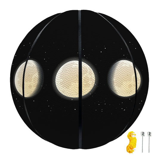 Blood Moon Lunar Phase Print Basketball