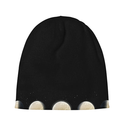 Blood Moon Lunar Phase Print Beanie