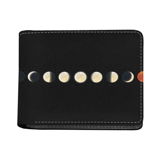 Blood Moon Lunar Phase Print Bifold Wallet