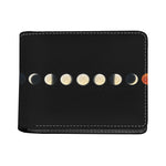 Blood Moon Lunar Phase Print Bifold Wallet