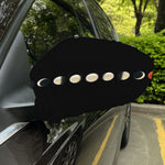 Blood Moon Lunar Phase Print Car Side Mirror Covers