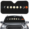 Blood Moon Lunar Phase Print Car Windshield Sun Shade