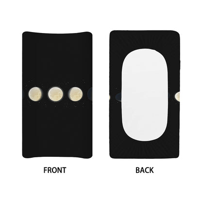 Blood Moon Lunar Phase Print Changing Pad Cover