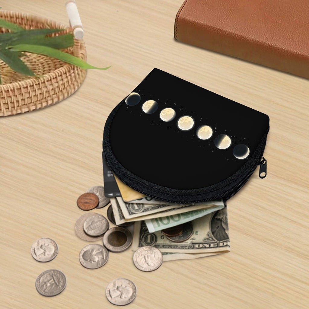Blood Moon Lunar Phase Print Coin Purse