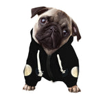 Blood Moon Lunar Phase Print Dog Zip Up Hoodie